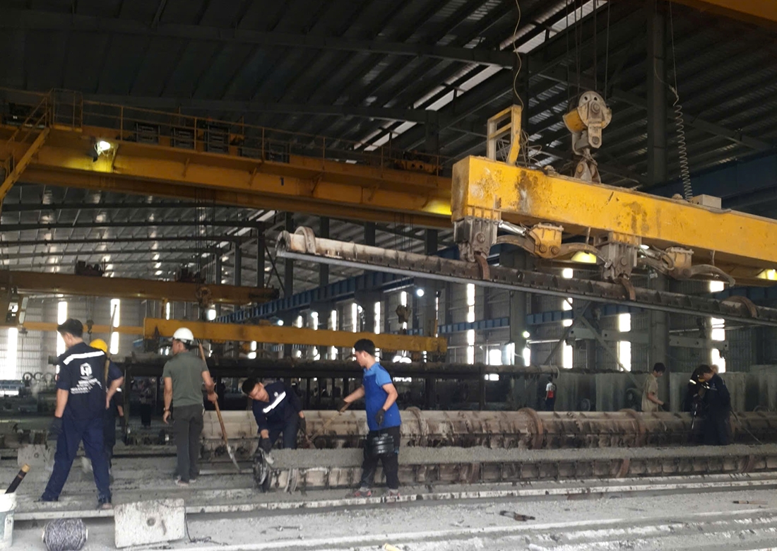 Dự án nhà máy cọc ly tâm